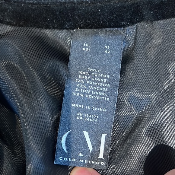 Cold method blazer black velvet - Picture 4 of 4